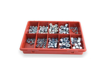 TRADE PACK - NYLON SELF LOCKING NUTS 180PC