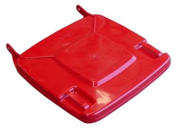 WHEELIE BIN LID 140LTR RED