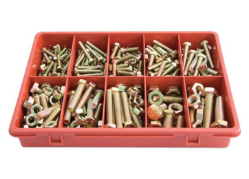 TRADE PACK - IMPERIAL HI-TENSILE BOLTS & NUTS - 210PC