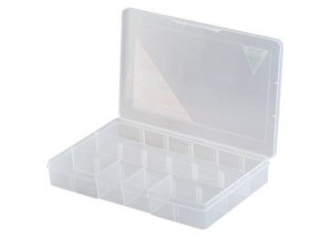 PLASTIC STORAGE BOX - 18C ADJUSTABLE 