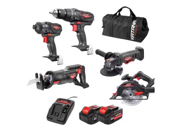 18V CORDLESS 5PC TOOL COMBO - KIT