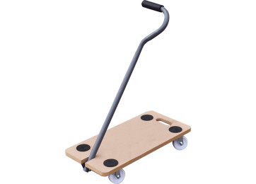 MDF REMOVALIST TROLLEY W HANDLE