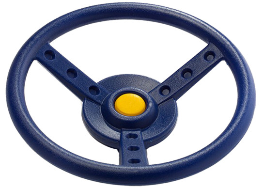 CAR STEERING WHEEL BLUE WEB