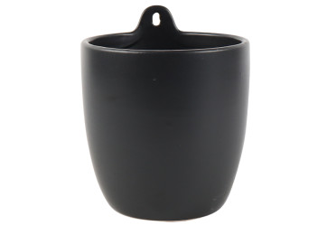 16X19CM WALL PLANTER POT - BLACK