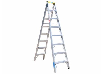 ALUMINIUM DOUBLE SIDED STEP LADDER - 1.8M