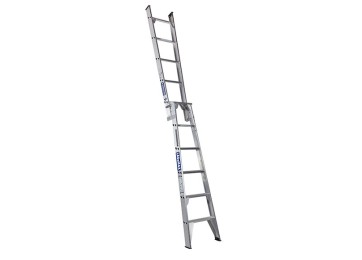 ALUMINIUM DUAL PURPOSE STEP & STRAIGHT LADDER - 2.4M / 4.2M