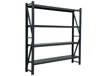 DARK GREY LONG SPAN SHELVING UNIT - MSU2424