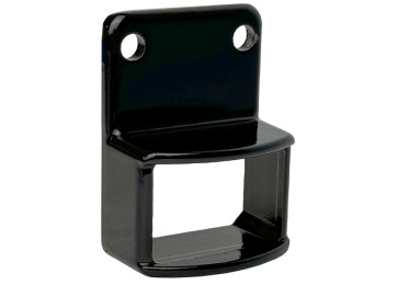 38 X 25MM TUBE END BRACKET - BLACK