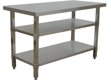 STAINLESS STEEL ISLAND BENCH - 1800 x 600MM