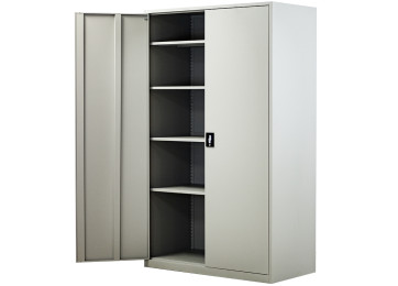 STORAGE CABINET 2.0M GREY - EXTRA WIDE 