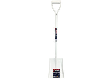 WHITE STEEL SHOVEL