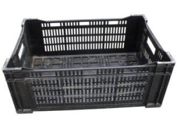 VENTED BLACK CRATE 