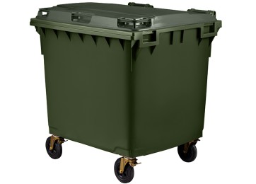 WHEELIE BIN 1100LTR - GREEN