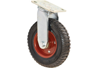 200MM RUBBER SWIVEL CASTOR - 200KG